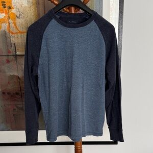 L.L. Bean Men's Two-Tone Long Sleeve Tee